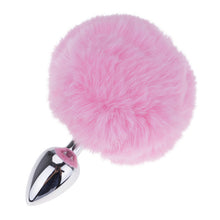 Gags & Practical Jokes Toy Metal Plug With Pure Color Fur Ball