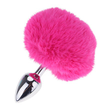 Gags & Practical Jokes Toy Metal Plug With Pure Color Fur Ball